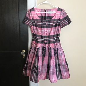 Vintage Pia Rucci silk Party Holiday cocktail dress~Pink~size 6